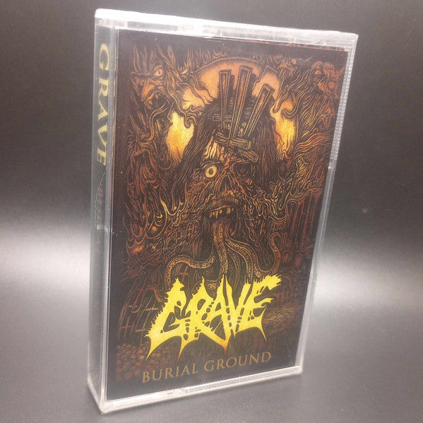 GRAVE - Burial Ground CASSETTE (CLEAR)