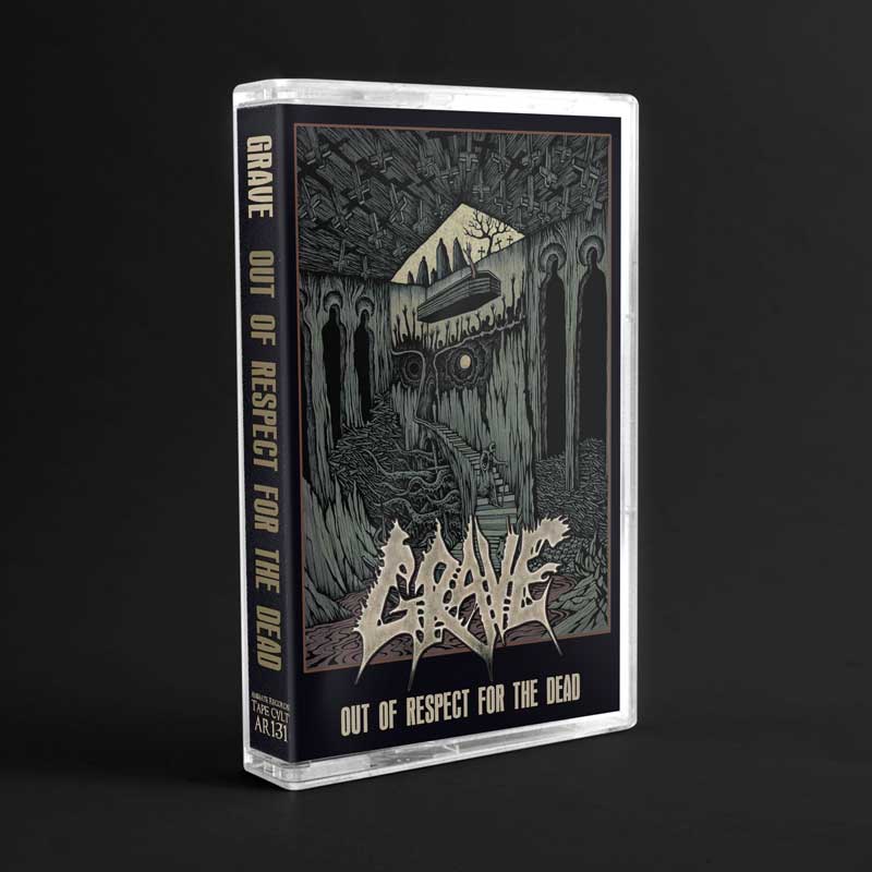 GRAVE - Out of Respect for the Dead CASSETTE (CLEAR)