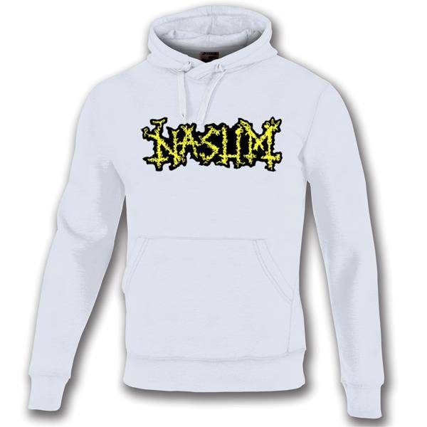 NASUM-NapalmLogoHOODEDSWEATSHIRT(WHITE)