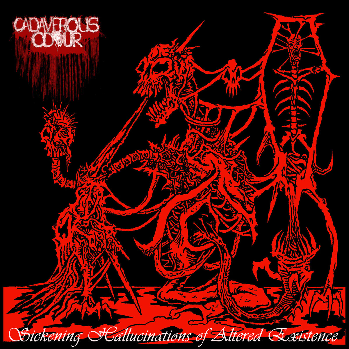 CADAVEROUS ODOUR - Sickening Hallucinations of Altered Existence CD *PRE-ORDER 26/10/2026*