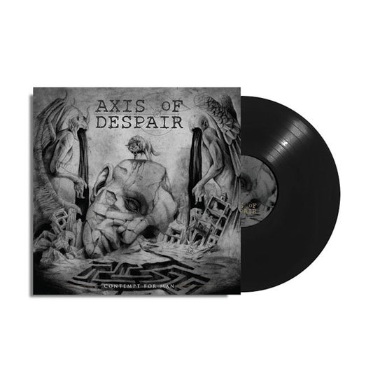 AXIS OF DESPAIR (NASUM) - Contempt For Man LP (BLACK)