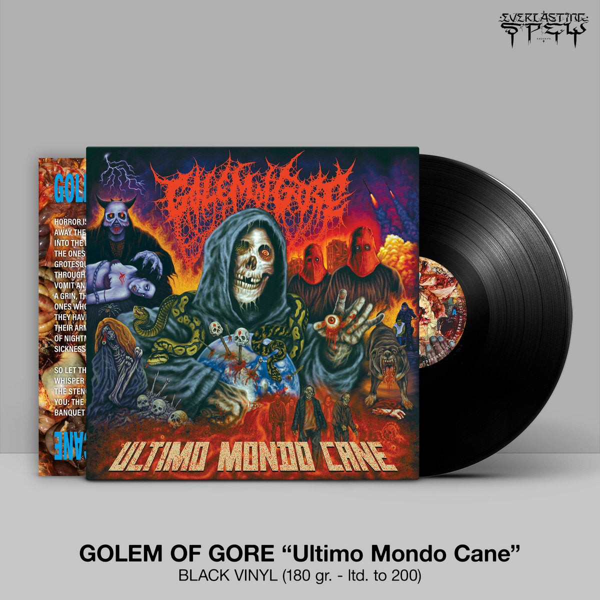 GOLEM OF GORE - Ultimo mondo cane LP (BLACK)