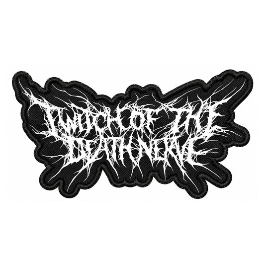 TWITCH OF THE DEATH NERVE - Logo PATCH (WHITE)