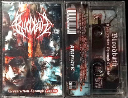 BLOODBATH - Resurrection Through Carnage CASSETTE (CLEAR)