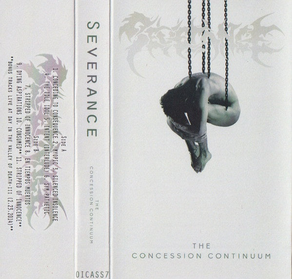 SEVERANCE - The Concession Continuum CASSETTE (BLACK)