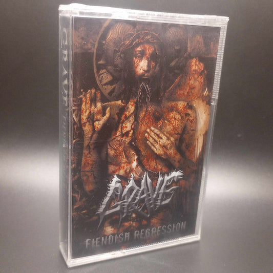 GRAVE - Fiendish Regression CASSETTE (CLEAR)