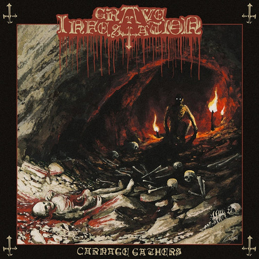 GRAVE INFESTATION - Carnage Gathers LP (BLACK)