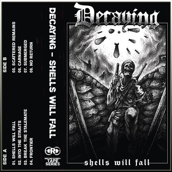 Decaying Shell Button DECAYING - Shells Will Fall CASSETTE – Selfmadegod Records