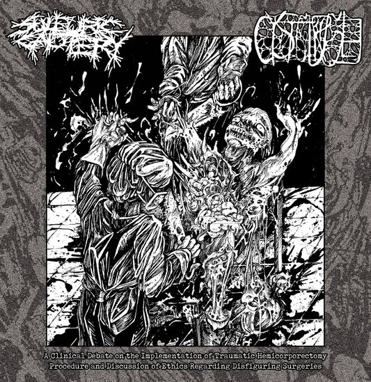 SULFURIC CAUTERY / CYSTGURGLE - Split CD