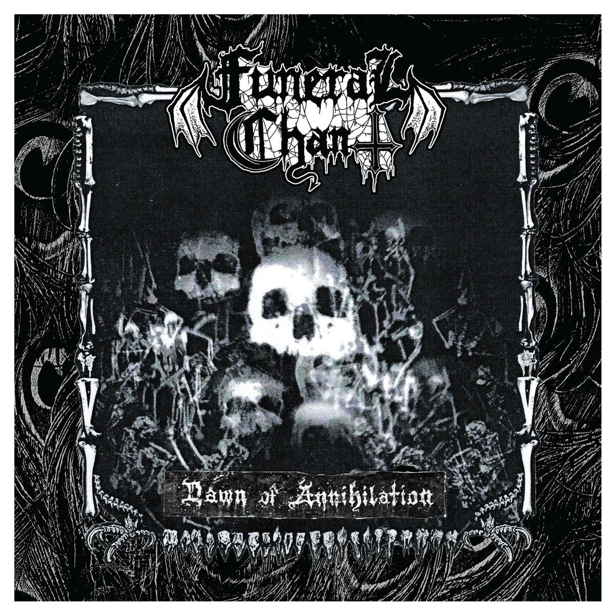 FUNERAL CHANT - Dawn Of Annihilation LP (BONE WHITE BLACK GALAXY)