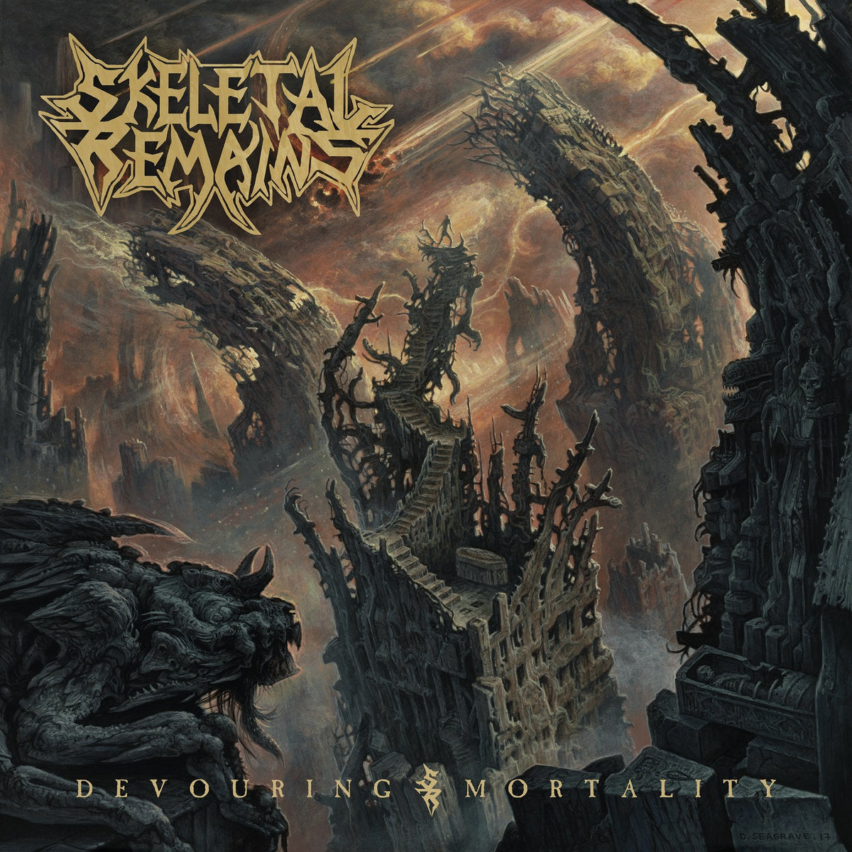 SKELETAL REMAINS - Devouring Mortality LP (BLACK)