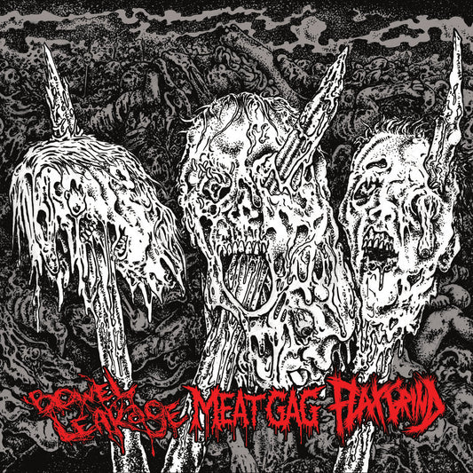 FLAX / BOWEL LEAKAGE / MEATGAG - 3-Way Split CD