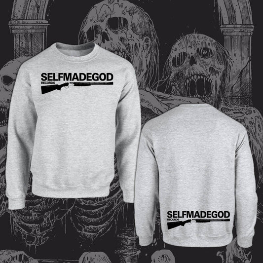 SELFMADEGOD RECORDS - Logo CREWNECK SWEATSHIRT (GREY)