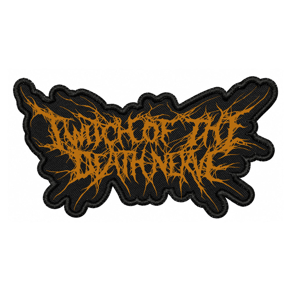 TWITCH OF THE DEATH NERVE - Logo PATCH (BROWN)