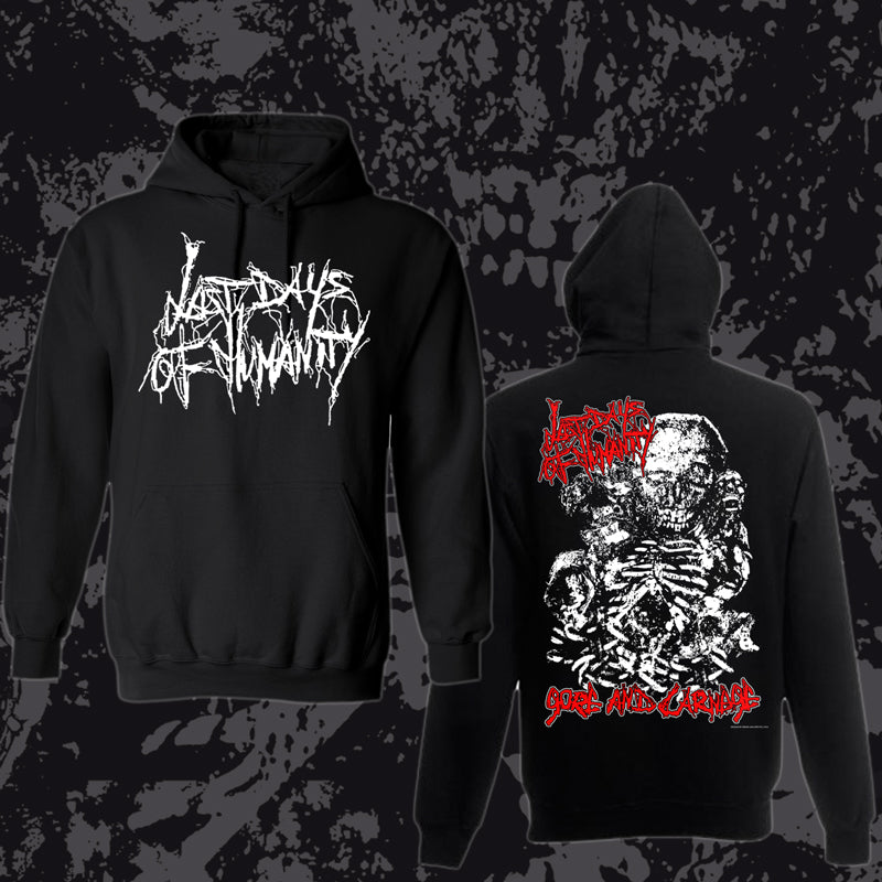 LAST DAYS OF HUMANITY - Gore And Carnage HOODED SWEATSHIRT WITH ZIPPER