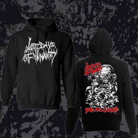 LAST DAYS OF HUMANITY - Gore And Carnage HOODED SWEATSHIRT WITH ZIPPER