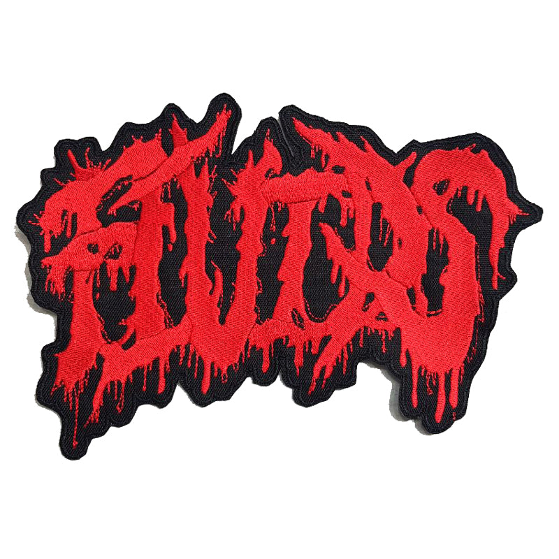 FLUIDS - Big Logo PATCH (RED) – Selfmadegod Records