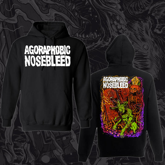 AGORAPHOBIC NOSEBLEED - Dog HOODED SWEATSHIRT