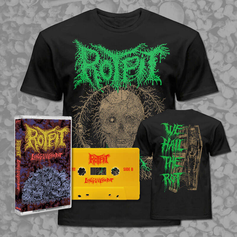 ROTPIT - Long Live The Rot CASSETTE+T-SHIRT (BUNDLE)