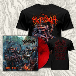 HYPOXIA - Defiance RED LP + T-SHIRT (BUNDLE)